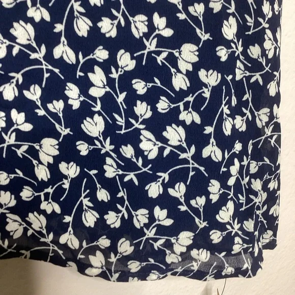 Reformation NEW Prima Midi Dress Navy Floral NWT Sz 8 - Picture 6 of 10